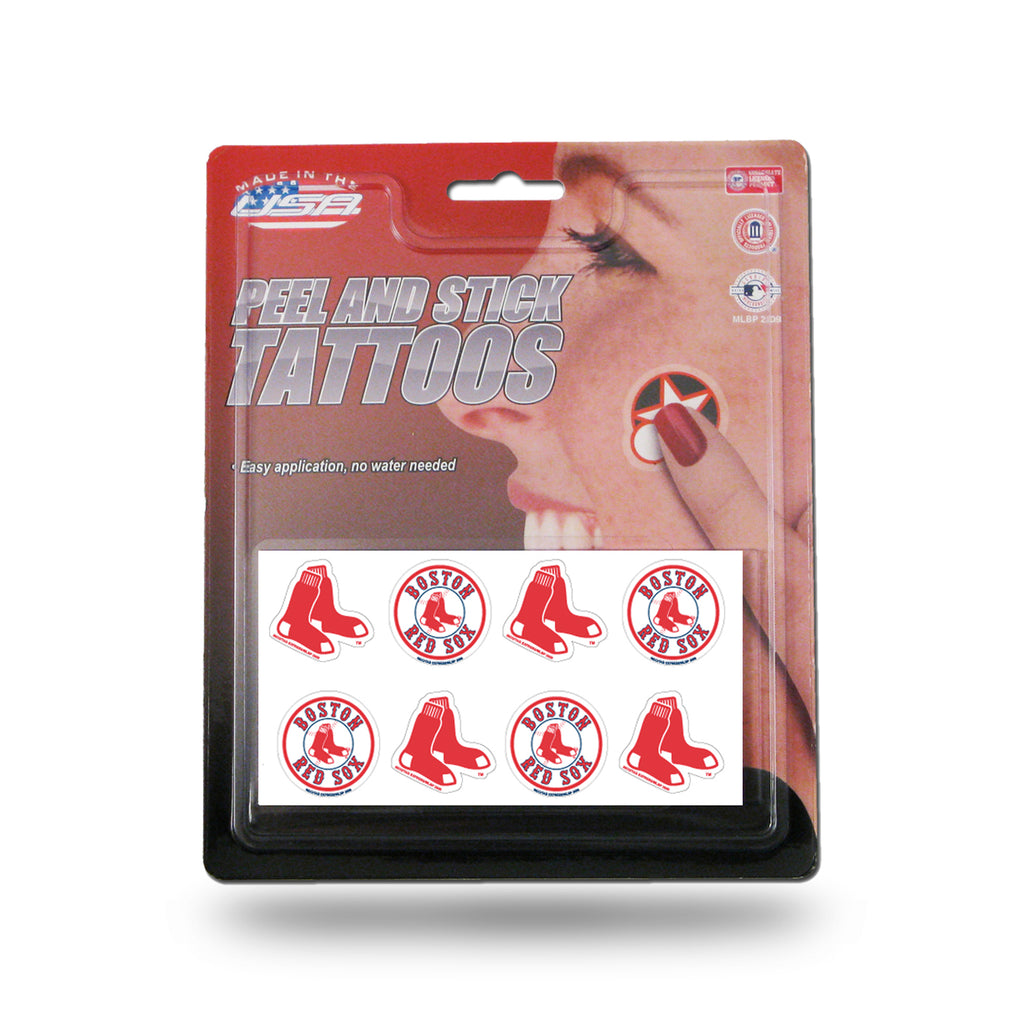 Rico MLB Boston Red Sox Peel & Stick Tattoos 8 Piece Set TAT