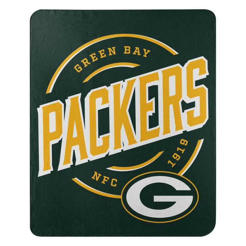The Northwest Company NFL Green Bay Packers Campaign Design Fleece Throw Blanket
