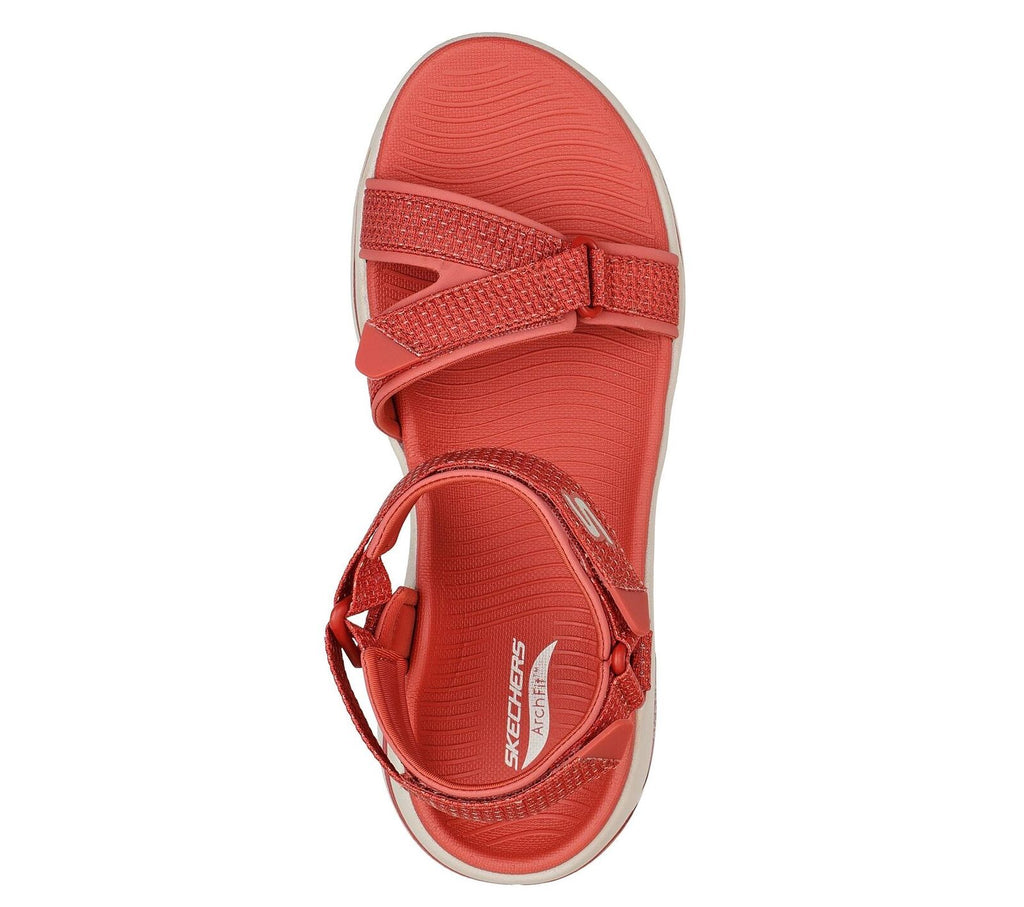 Skechers Go Walk Arch Fit Mesh Quarter Strap Sandals