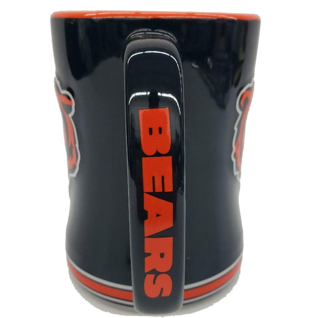 Logo Brands NFL Chicago Bears Sculpted Relief Mug Team Color 14oz