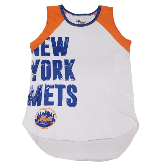 G-III MLB Women's New York Mets Bleacher Tank Top