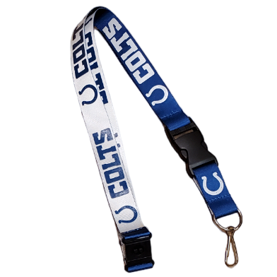 Aminco NFL Indianapolis Colts Reversible Lanyard Keychain Badge Holder