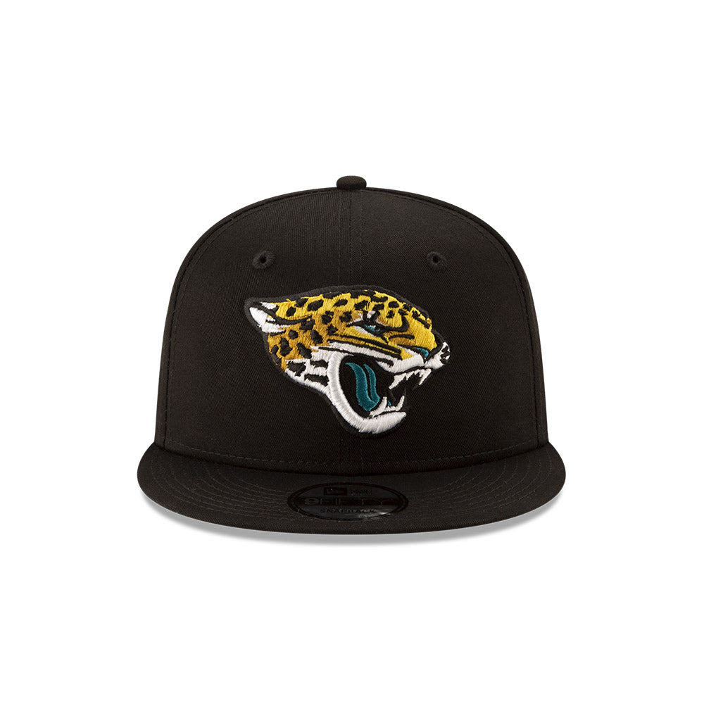 New Era NFL Men's Jacksonville Jaguars Basic Logo 9Fifty Snapback Hat Black