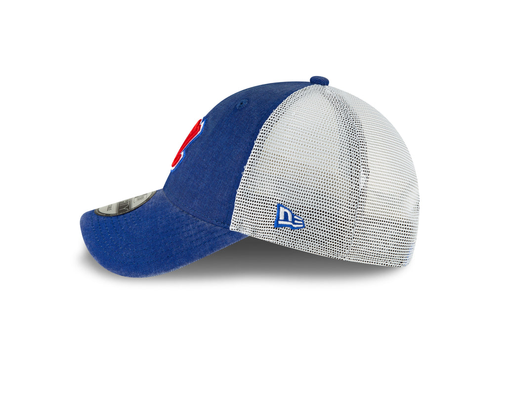New Era Atlanta Braves Cooperstown Trucker 9Forty Adjustable Hat Blue