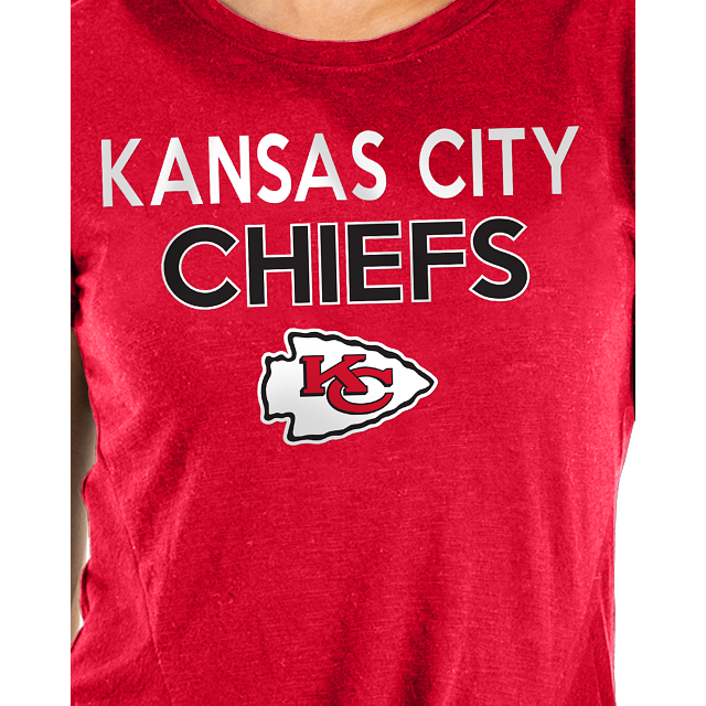 New Era NFL Women’s Kansas City Chiefs Front Knot T-Shirt