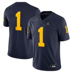 Jordan Brand NCAA Men's Michigan Wolverines #1 Football Replica Jersey