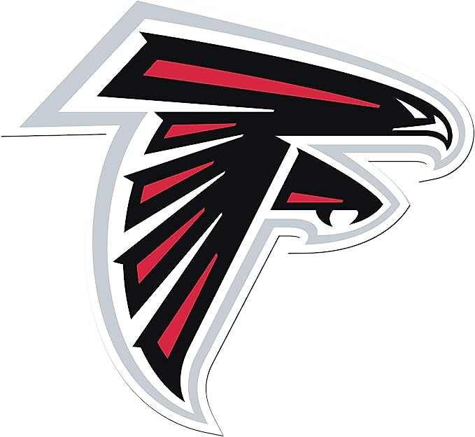 Siskiyou NFL Atlanta Falcons Medium Team Color Auto Decal