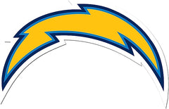 Siskiyou NFL Los Angeles Chargers Medium Team Color Auto Decal