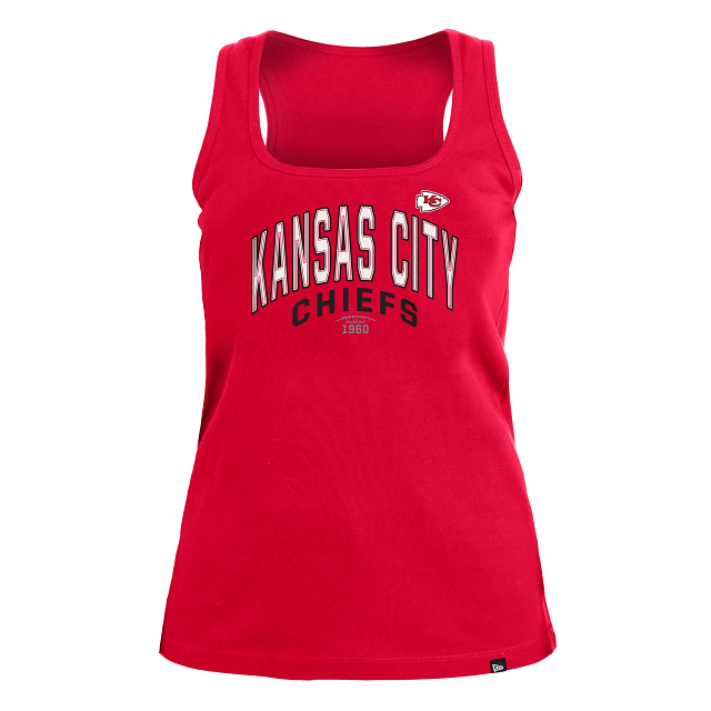 New Era NFL Women’s Kansas City Chiefs Established Wordmark Logo Tank Top