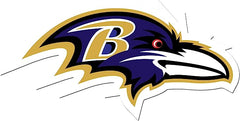 Siskiyou NFL Baltimore Ravens Medium Team Color Auto Decal