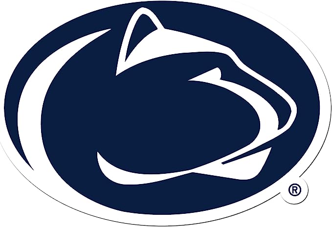 Siskiyou NCAA Penn State Nittany Lions Medium Team Color Auto Decal