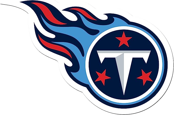 Siskiyou NFL Tennessee Titans Medium Team Color Auto Decal