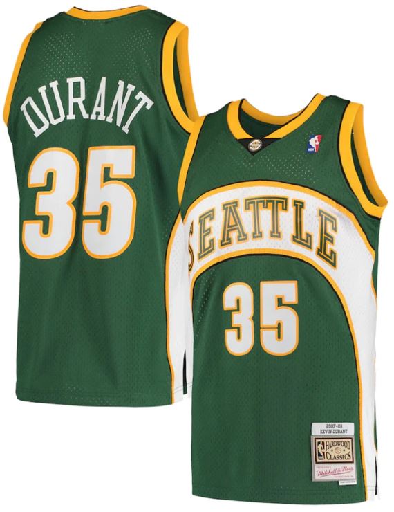 Mitchell & Ness Kevin Durant NBA Swingman Jersey Green Size L