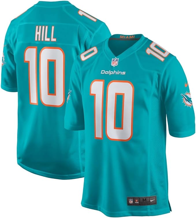 Nike NFL Men’s #10 Tyreek Hill Miami Dolphins Game Player Jersey