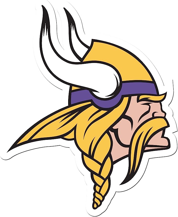 Siskiyou NFL Minnesota Vikings Medium Team Color Auto Decal