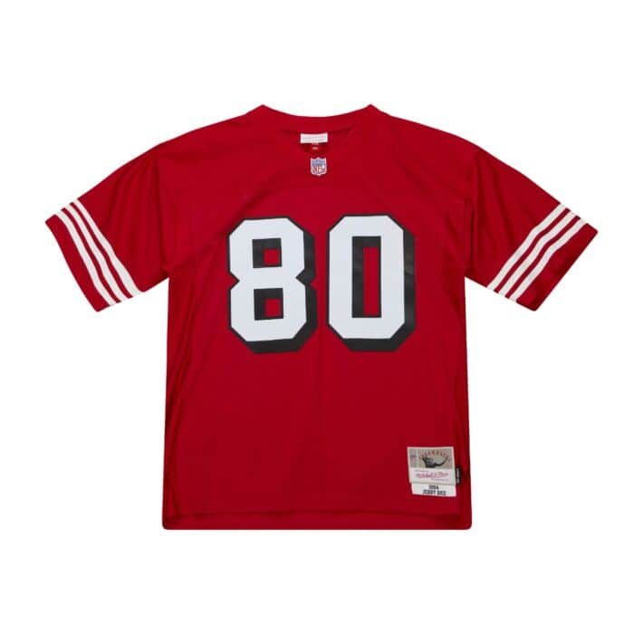 Officially Licensed NFL Men's Mitchell & Ness Rice 49ers Jersey