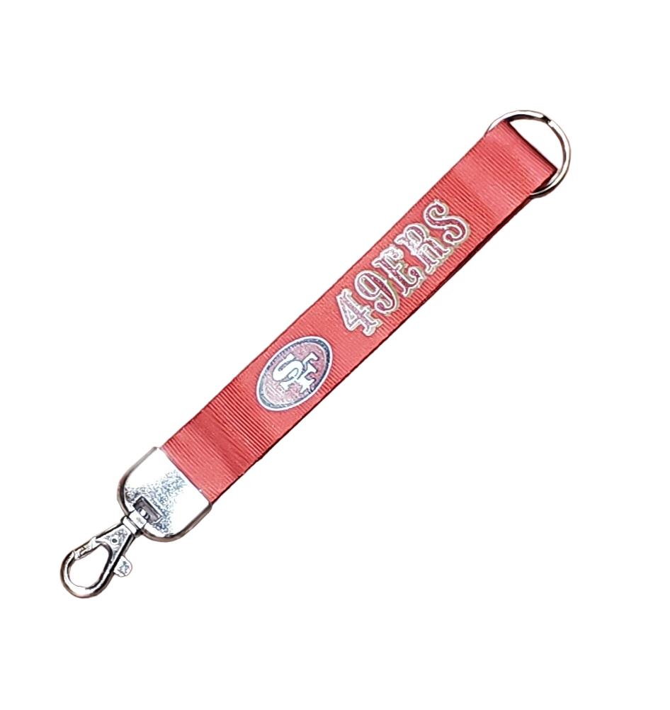 Aminco NFL San Francisco 49ers Deluxe Wristlet Keychain