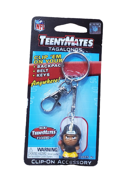 Party Animal NFL Pittsburgh Steelers TeenyMate Tagalongs Keychain