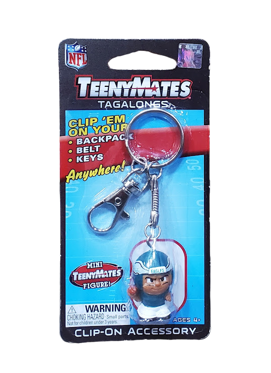 Party Animal NFL Philadelphia Eagles TeenyMate Tagalong Keychain