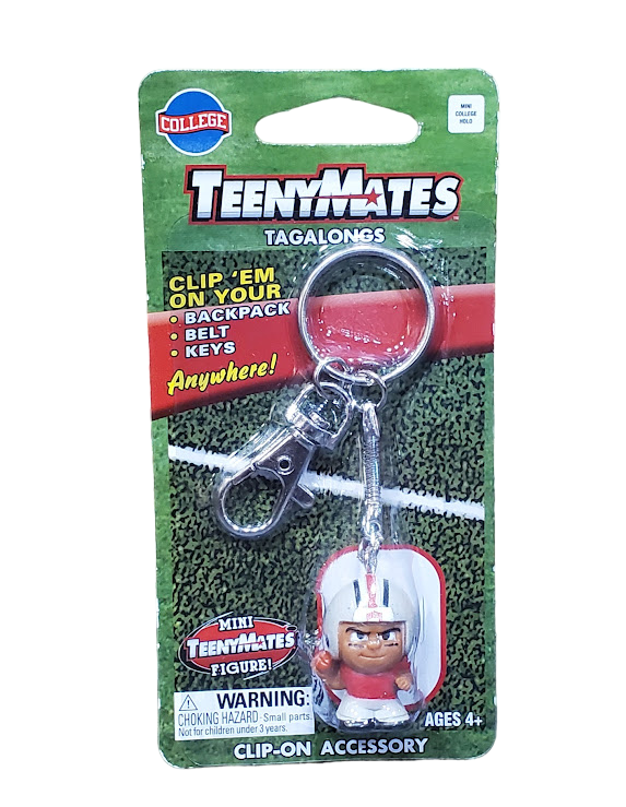 Aminco NCAA Ohio State Buckeyes Keychain - Heavyweight Home State Design With Carabiner Clip