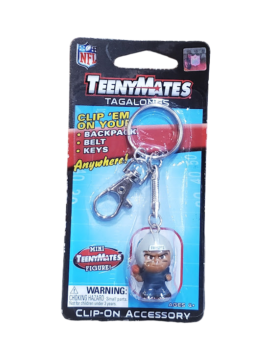 Party Animal NFL New England Patriots TeenyMate Tagalongs Keychain