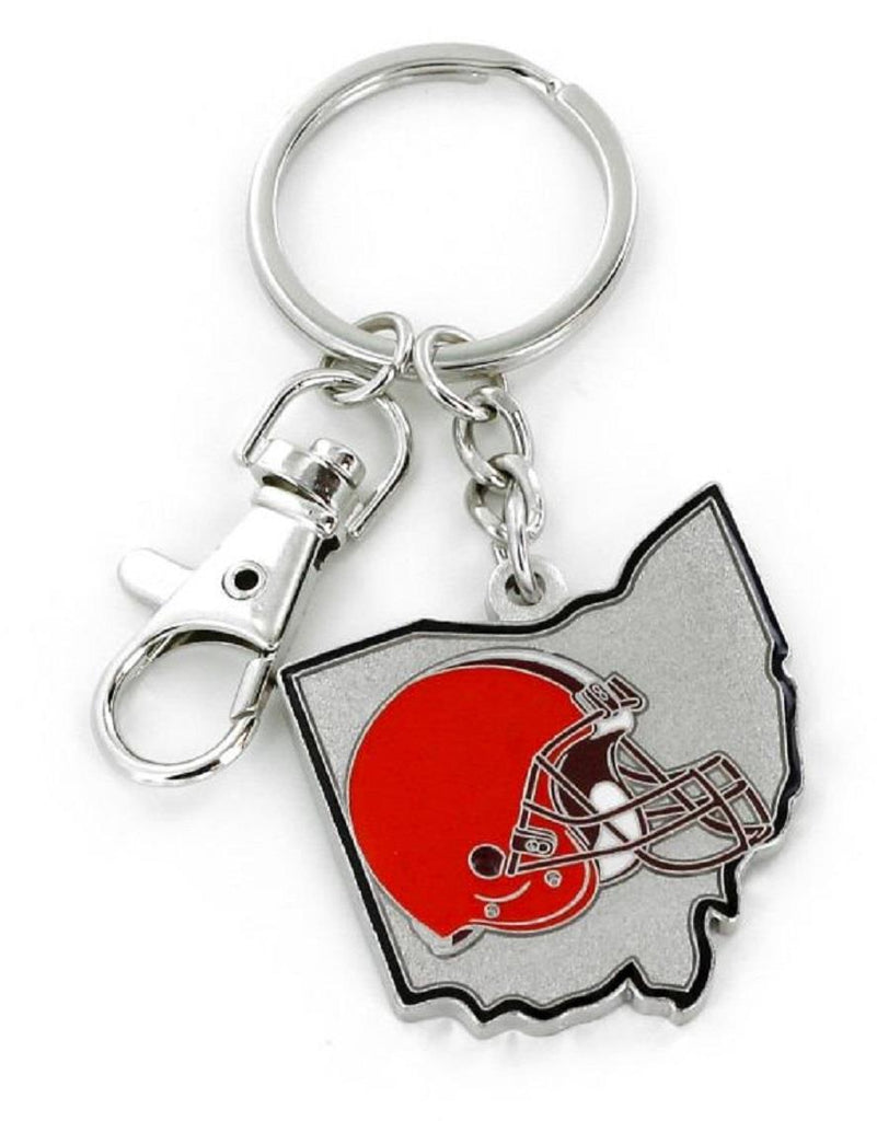 Aminco NFL Cleveland Browns Home State Heavyweight Keychain