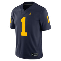 Jordan Brand NCAA Men's Michigan Wolverines #1 Football Replica Jersey