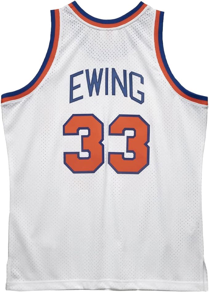 Mitchell & Ness NBA Men's New York Knicks Patrick Ewing 1985-86 Hardwood Classics Swingman Jersey