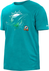 New Era NFL Men's Miami Dolphins Sideline Ink Dye T-Shirt