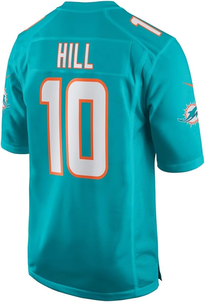 Nike / Men's Miami Dolphins Tyreek Hill #10 Aqua Game Jersey