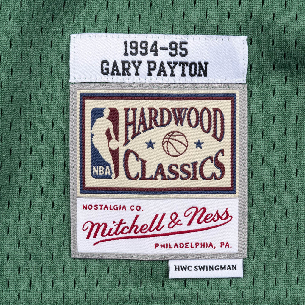 Gary Payton Seattle Supersonics Hardwood Classics Throwback NBA