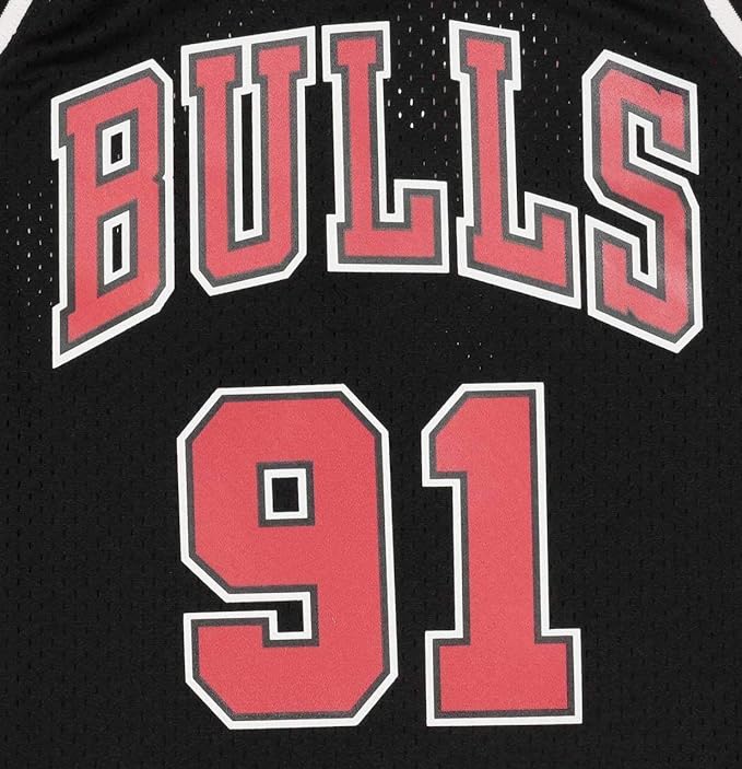 Mitchell & Ness NBA Men's Chicago Bulls Dennis Rodman 1997-98 Hardwood Classics Swingman Alternate Jersey