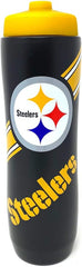 Party Animal NFL Pittsburgh Steelers Squeezy Water Bottle 32 oz