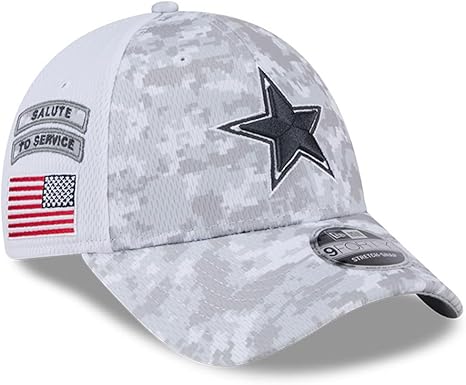 New Era NFL Men's Dallas Cowboys 2024 Salute To Service 9Forty Stretch-Snap Hat