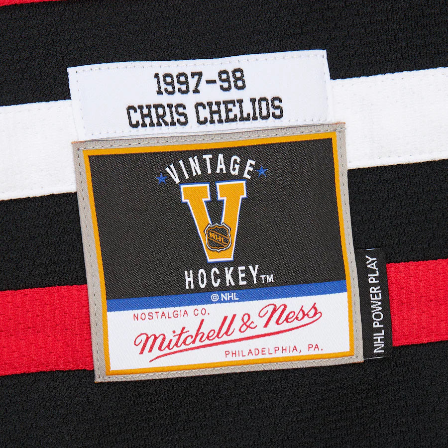 Mitchell & Ness NHL Men's Chris Chelios Chicago Blackhawks 1997/98 Power Play Player Jersey