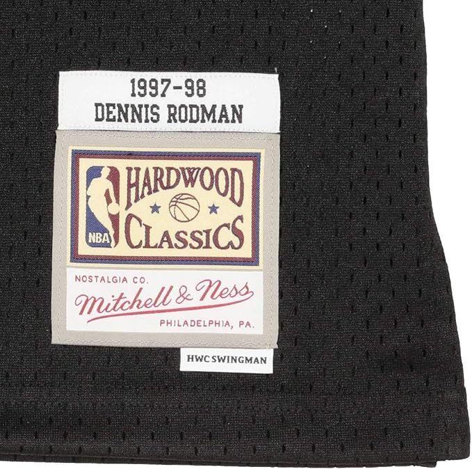 Mitchell & Ness NBA Men's Chicago Bulls Dennis Rodman 1997-98 Hardwood Classics Swingman Alternate Jersey