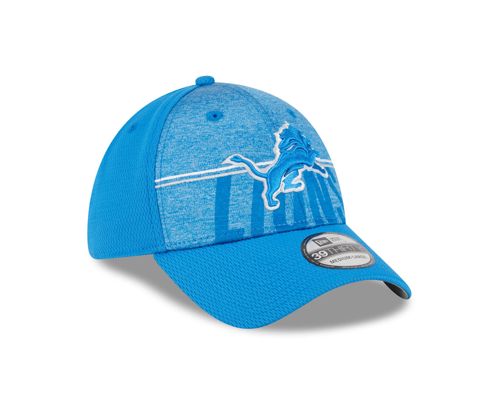 Men's New Era Gray Detroit Lions Distinct 39THIRTY Flex Hat