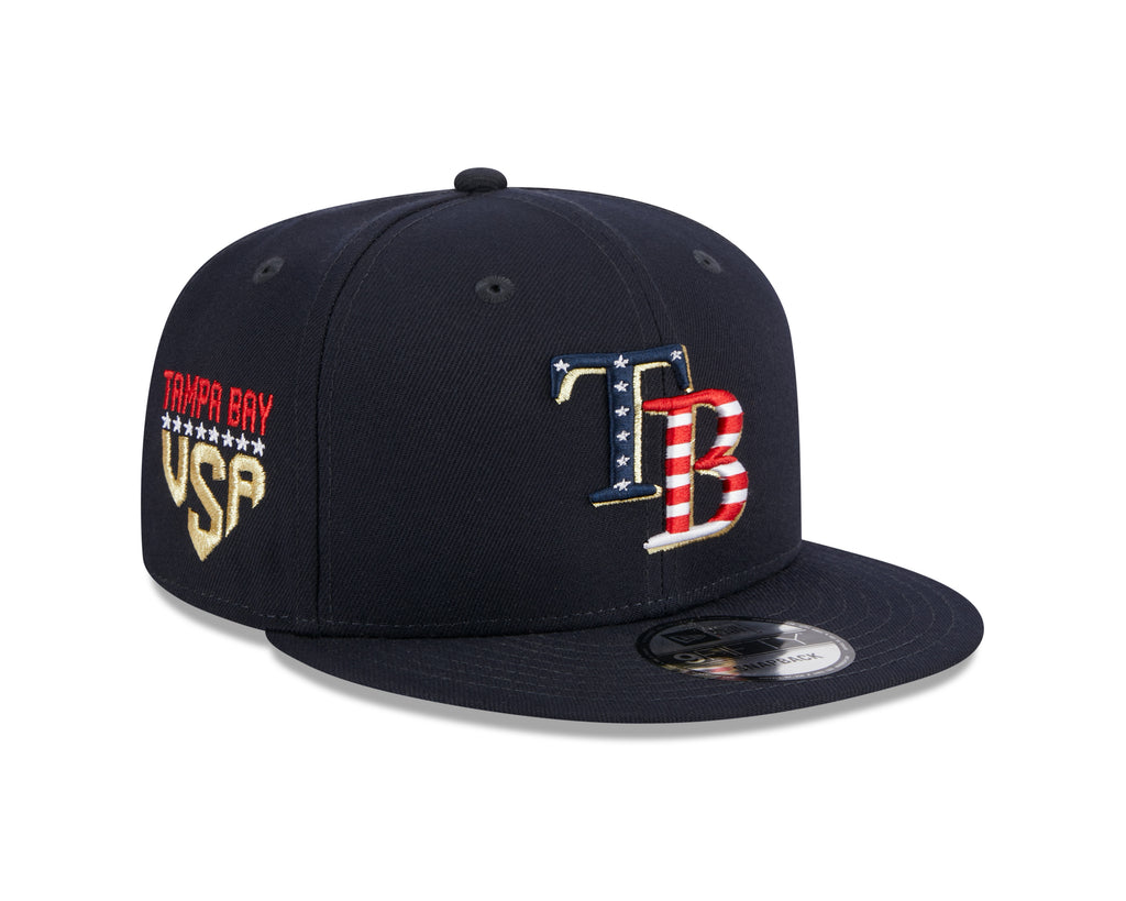 New Era MLB Men's Tampa Bay Rays 2023 Fourth of July 9FIFTY Snapback Adjustable Hat