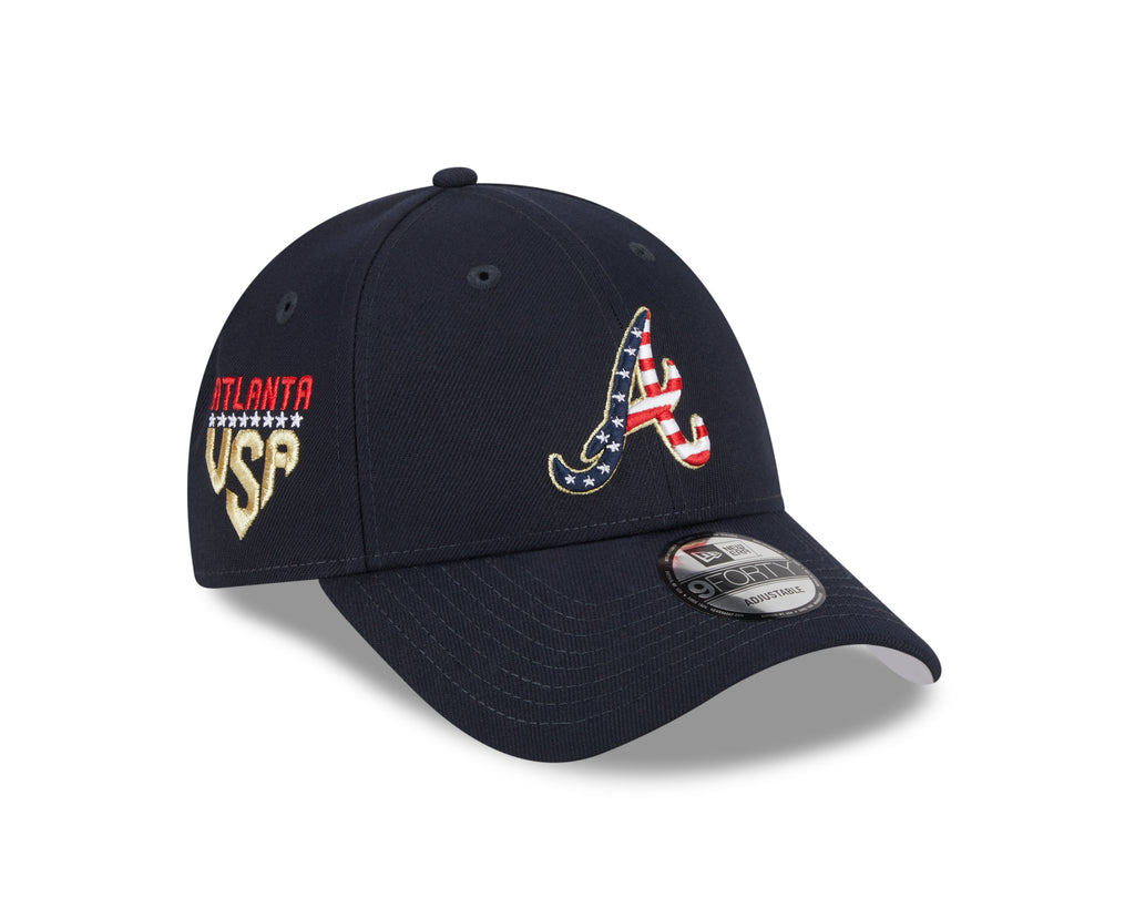 Atlanta Braves Cap Hat Embroidered ATL Adjustable Curved Men
