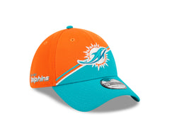 New Era NFL Men's Miami Dolphins 2023 NFL Sideline 39THIRTY Flex Hat