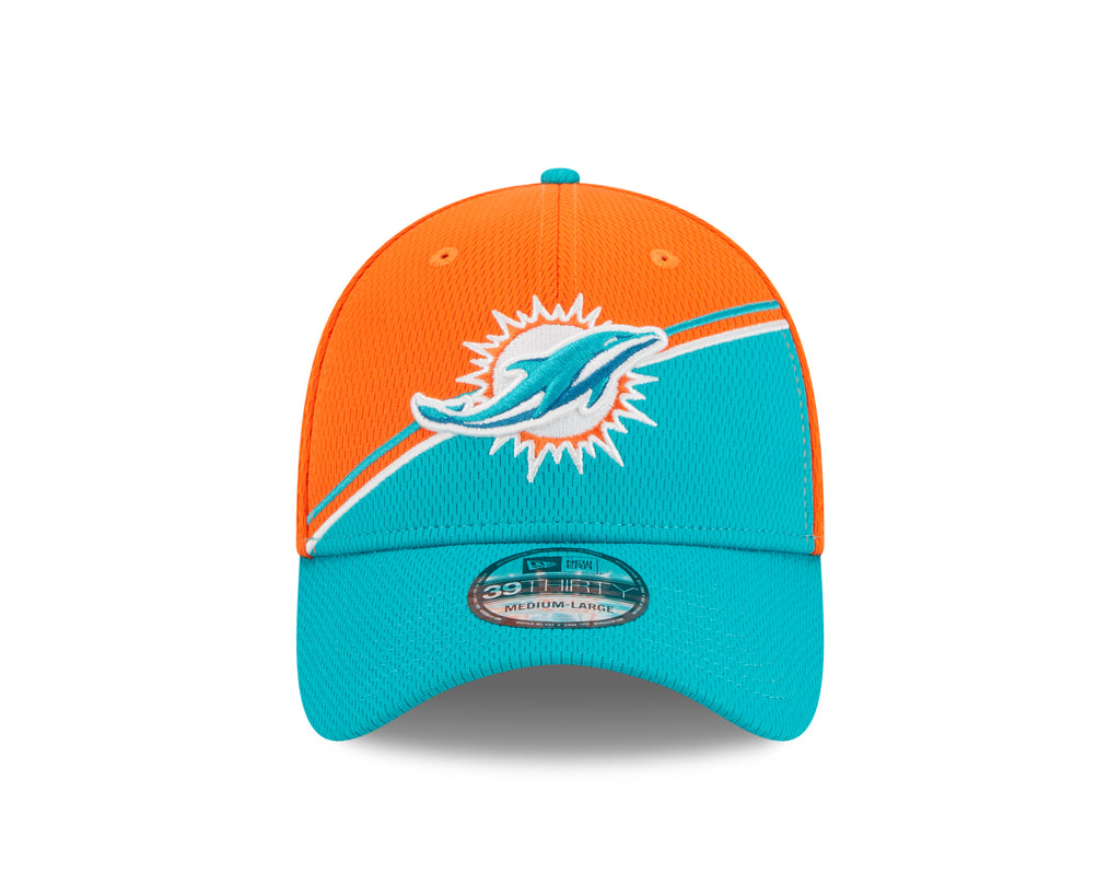 New Era NFL Men's Miami Dolphins 2023 NFL Sideline 39THIRTY Flex Hat