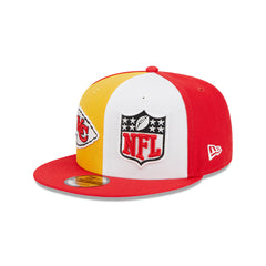 New Era NFL Men's Kansas City Chiefs 2023 Sideline 9FIFTY Snapback Hat Adjustable