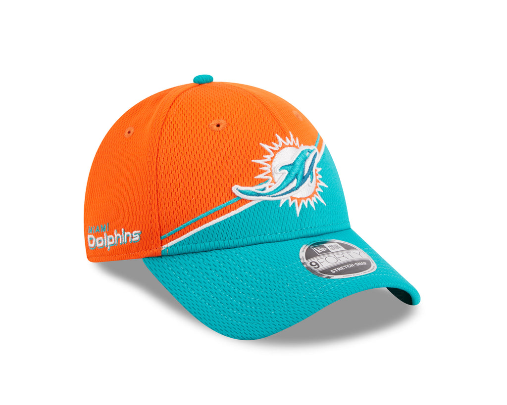 New Era NFL Men's Miami Dolphins 2023 Sideline 9FORTY Adjustable Hat