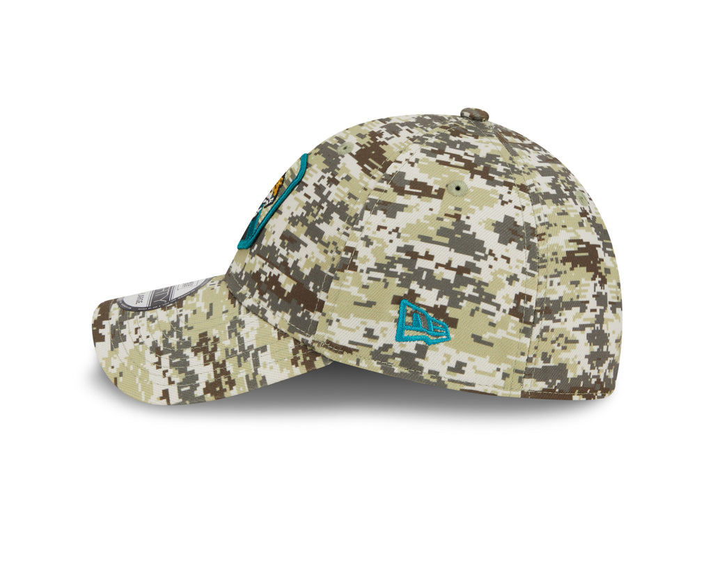 New Era Women's Jacksonville Jaguars Salute to Service Military Green  Beanie Hat