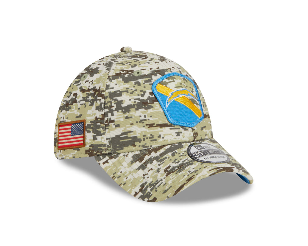 New Era NFL Men's Los Angeles Chargers 2023 Salute to Service 39THIRTY Flex Hat