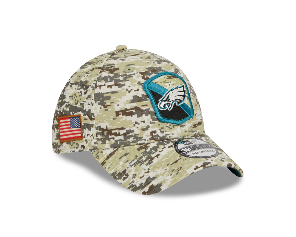 New Era, Accessories, New Era New Orleans Saints Salute To Service Camo  Fitted Hat Cap Vintage