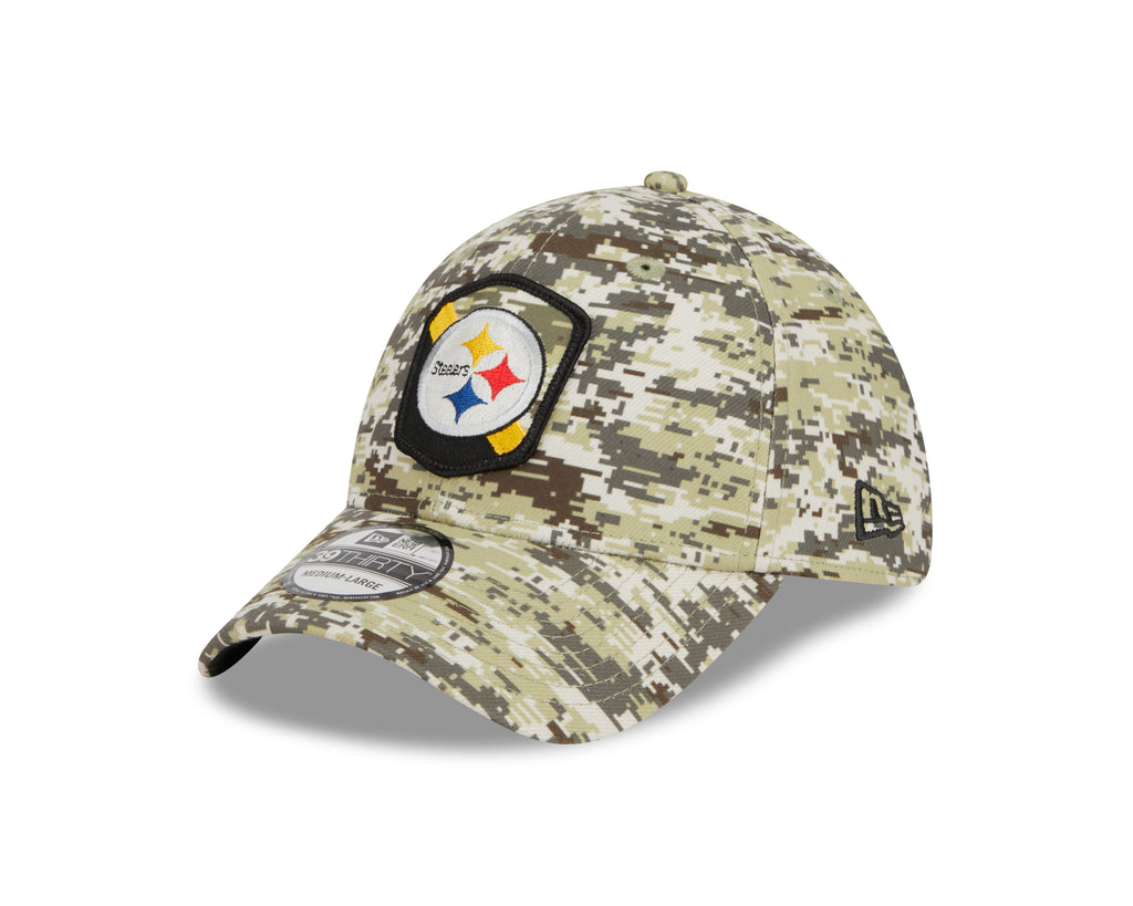 New Era NFL Men's Pittsburgh Steelers 2023 Salute to Service 39THIRTY Flex Hat