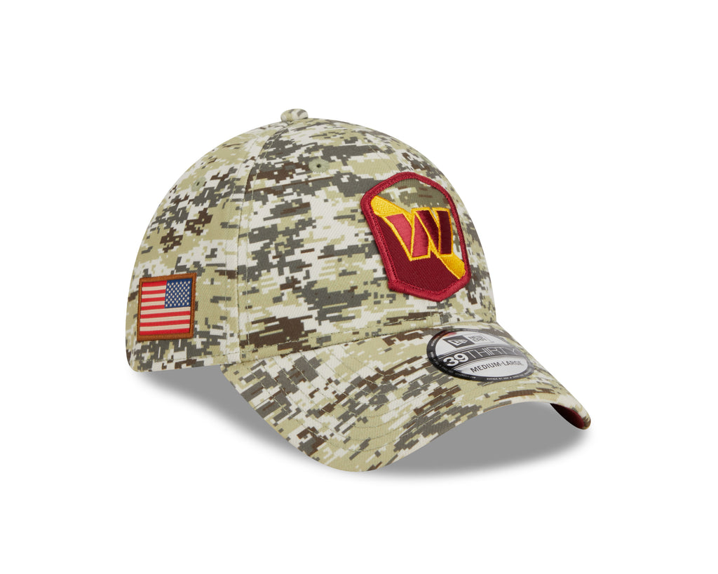 New Era NFL Men's Washington Commanders 2023 Salute to Service 39THIRTY Flex Hat