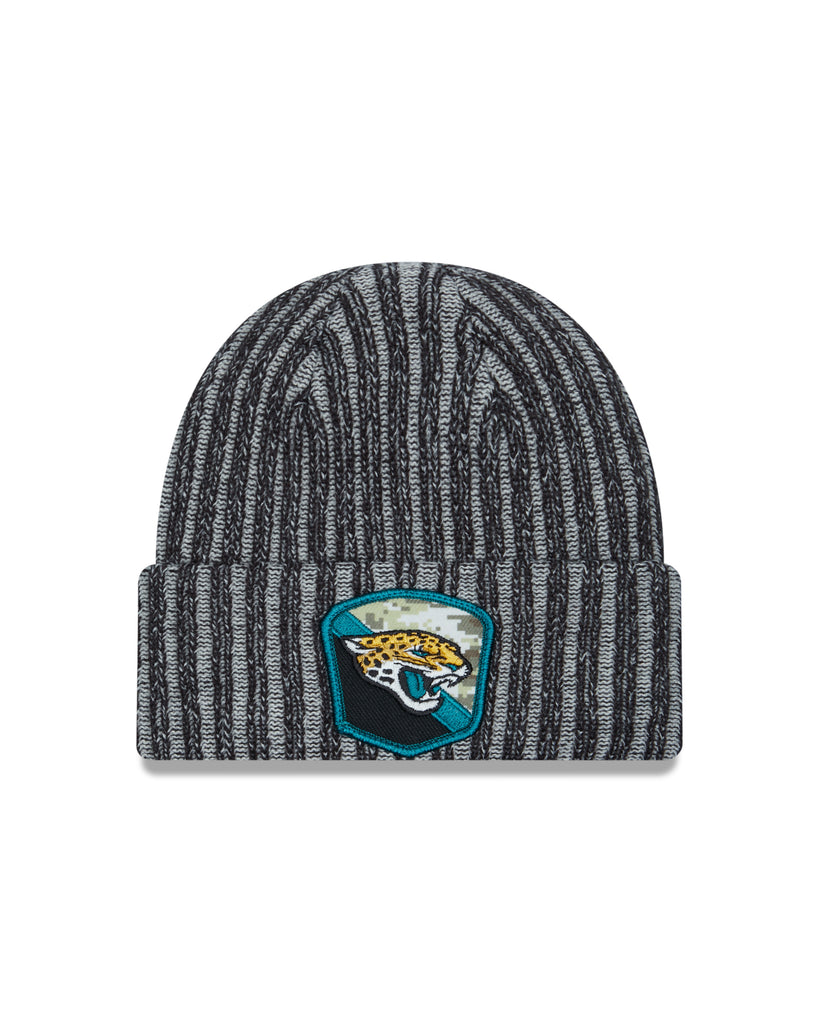 New Era NFL Men's Jacksonville Jaguars Beanie 2023 Salute To Service Cuffed Knit Hat