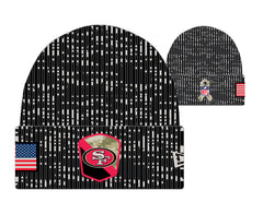 New Era NFL Men's San Francisco 49ers Beanie 2023 Salute To Service Cuffed Knit Hat